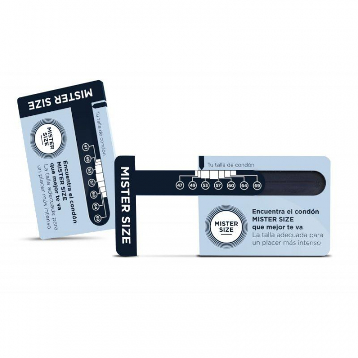 Medidor de Tamanho - Preservativos Mister Size