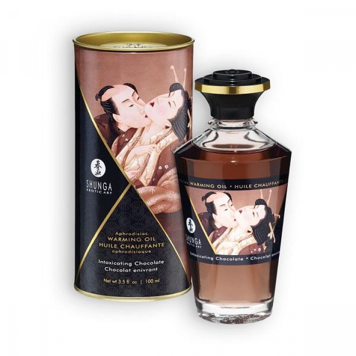Óleo de Massagem Afrodisíaco Shunga - Chocolate Inebriante 100 ml