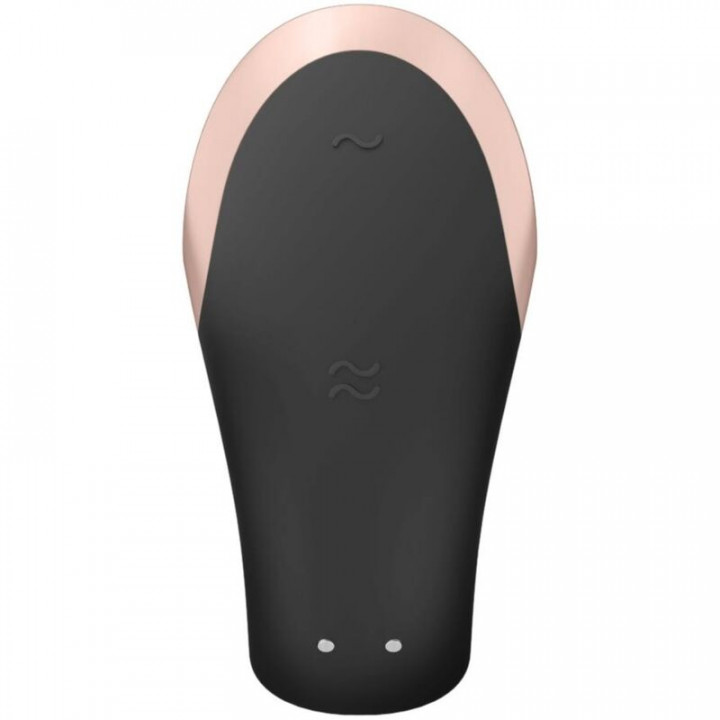 Satisfyer Luxury Double Love com App - Preto