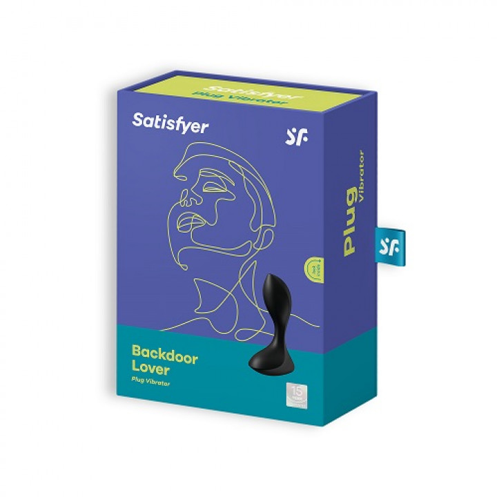 Plug Anal Satisfyer Backdoor Lover - Preto