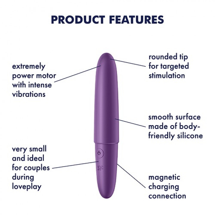 Satisfyer Ultra Power Bullet 6 - Roxo