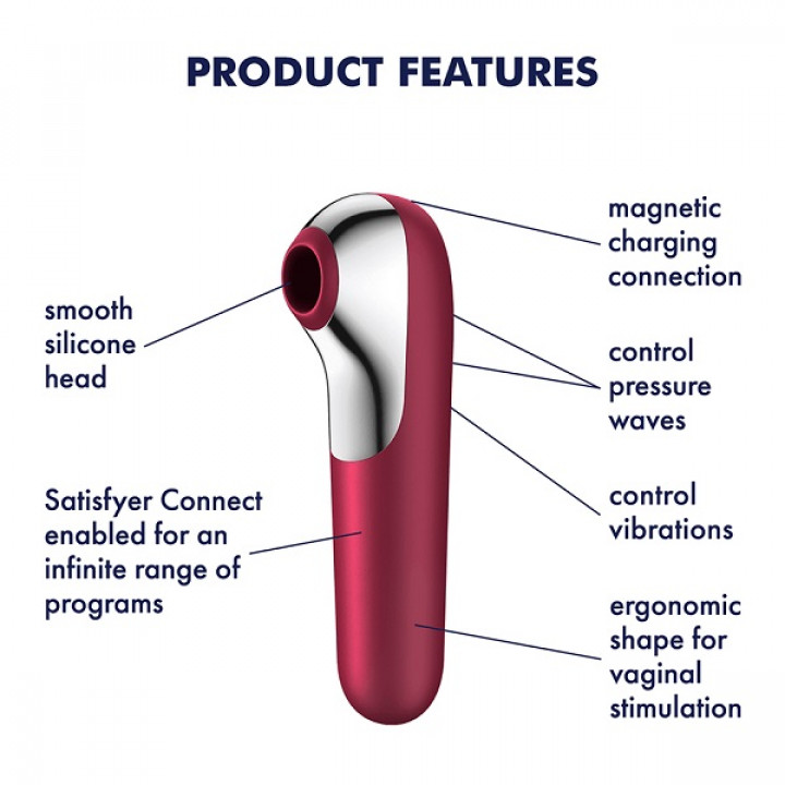 Satisfyer Dual Love com App - Bordeaux