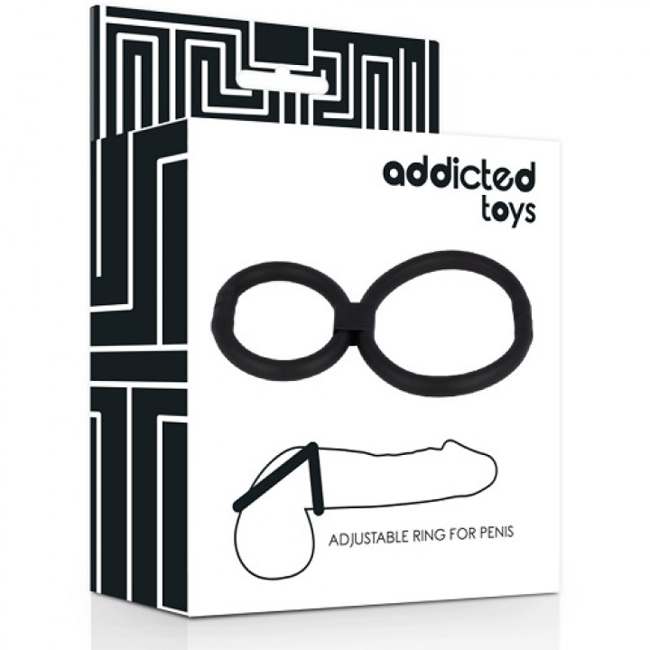 Anel Pénis Duplo Ajustável Addicted Toys
