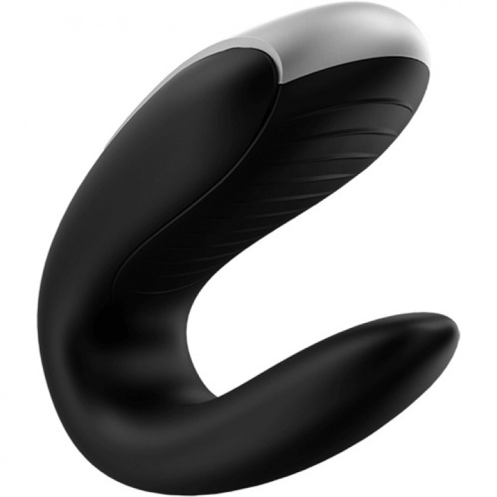 Satisfyer Double Fun com App - Preto