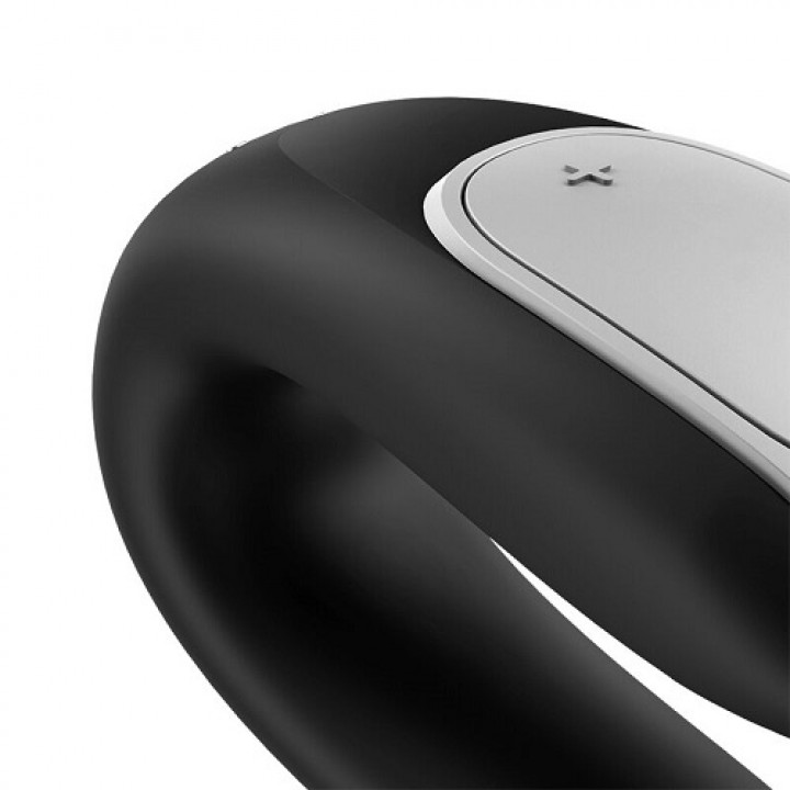 Satisfyer Double Fun com App - Preto