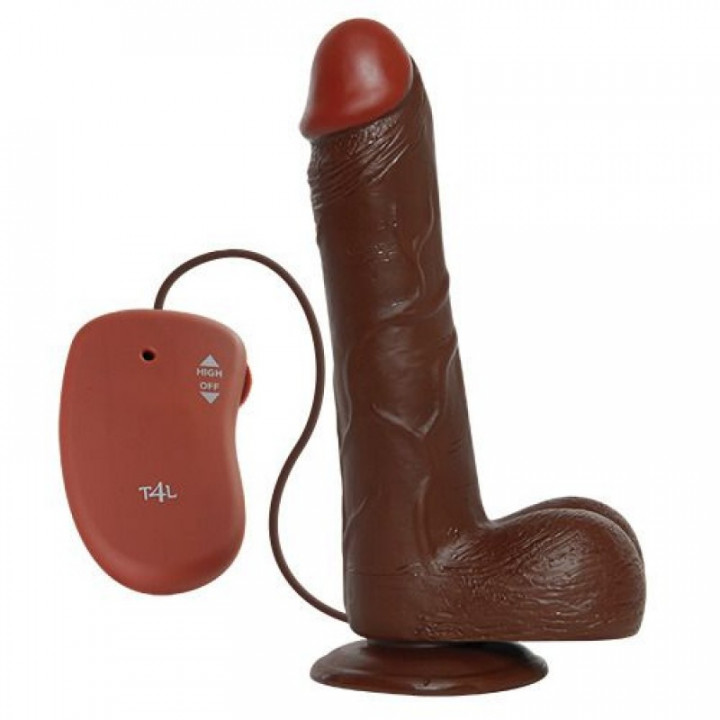 Vibrador Realístico Real Rapture Fire Passion 23 cm Preto