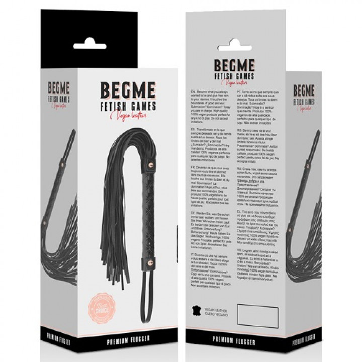 Chicote Begme Fetish Games - Vegan Leather Premium Flogger