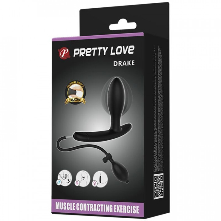 Plug Anal Insuflável Pretty Love Drake