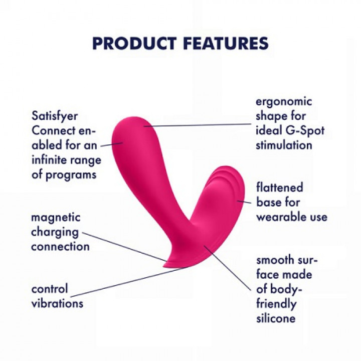 Vibrador Satisfyer Top Secret Rosa