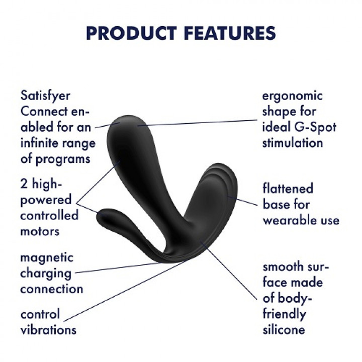 Vibrador Satisfyer Top Secret +  Preto