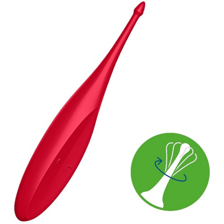Vibrador Satisfyer Twirling Fun Vermelho