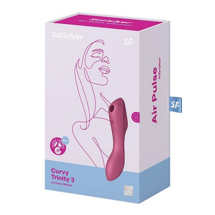 Satisfyer Curvy Trinity 3 - Vermelho