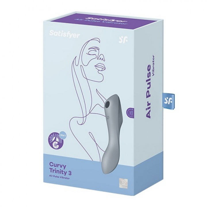 Satisfyer Curvy Trinity 3 - Cinza