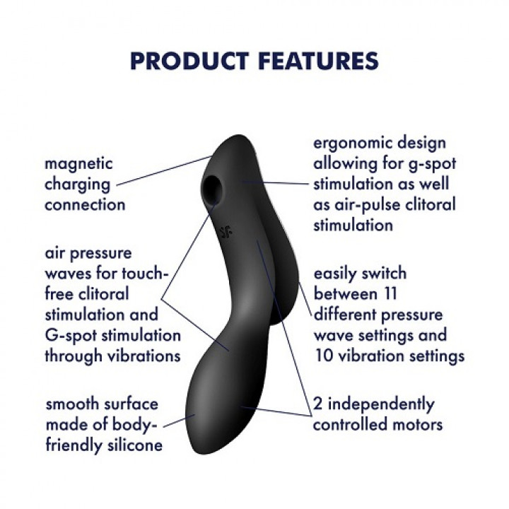 Satisfyer Curvy Trinity 2 - Preto