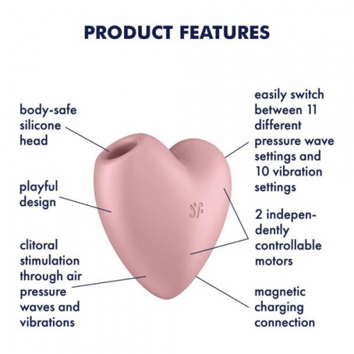 Satisfyer Cutie Heart - Rosa