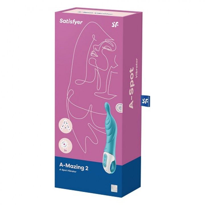 Vibrador Satisfyer A-Mazing 2 - Azul Turquesa