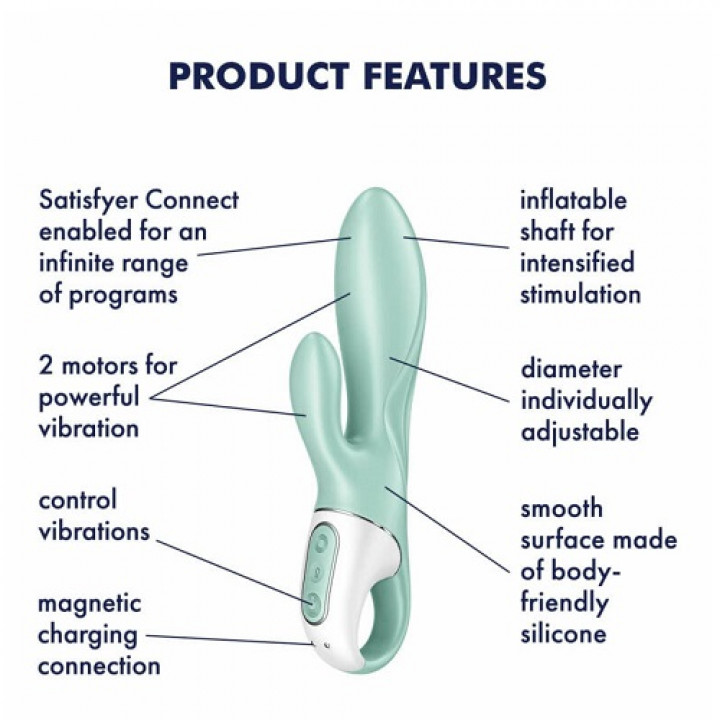 Vibrador Satisfyer Air Pump Bunny 5+