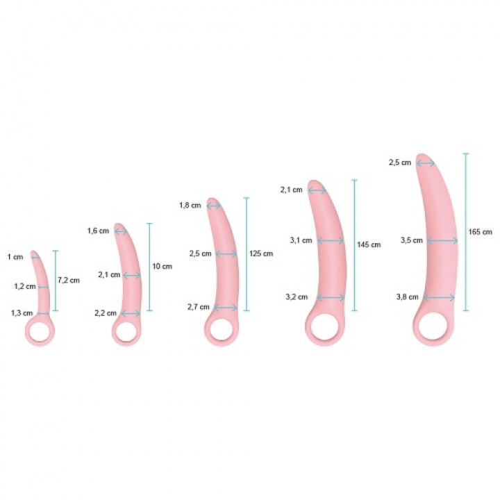 Intimichic - Dilatadores Vaginais 5 Pcs