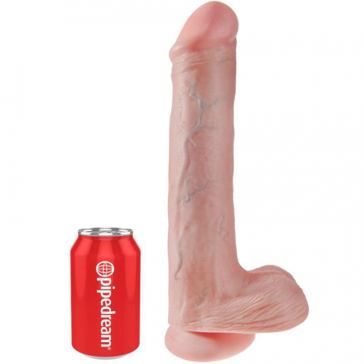 Dildo Realístico King Cock Com Testículos 13' - 33 cm