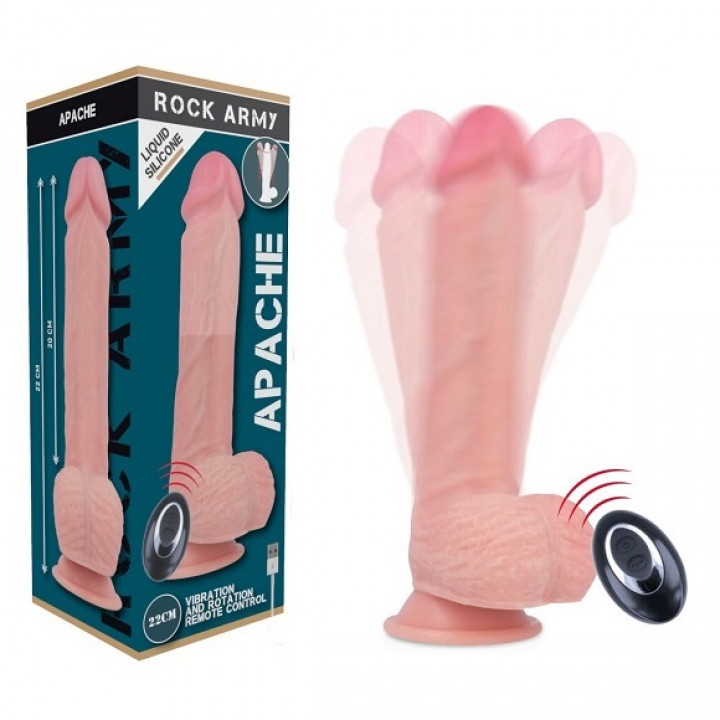 Vibrador RockArmy Liquid Silicone - Apache 22 cm