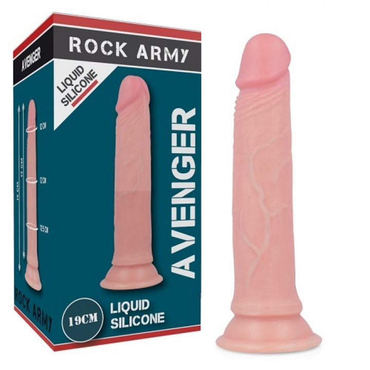 Dildo RockArmy Liquid Silicone - Avenger 19 cm
