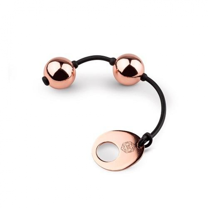 Bolas Vaginais em Metal Rosy Gold Kegel Balls