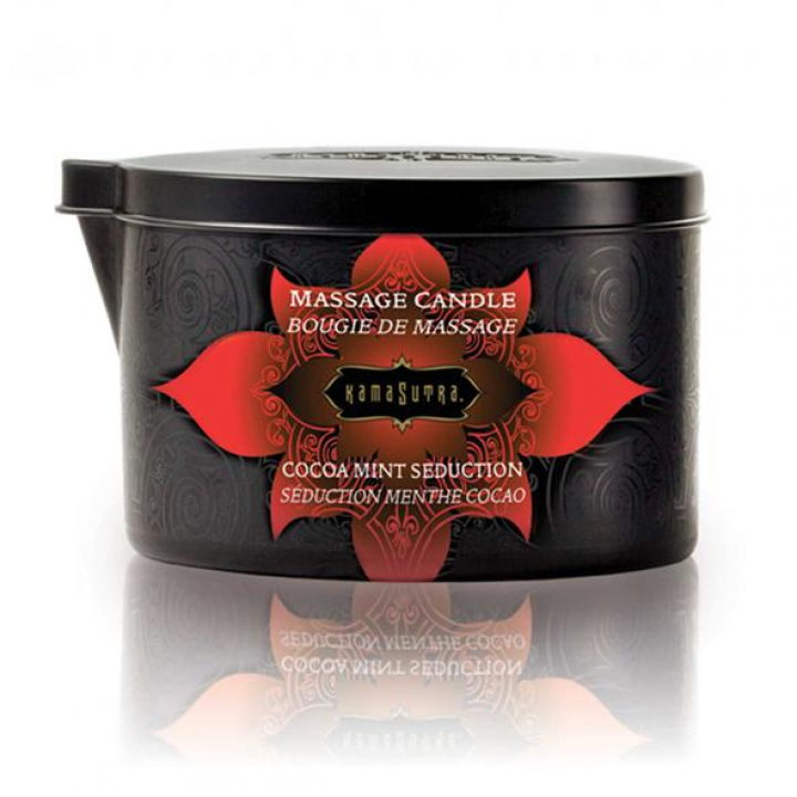 Kamasutra Massage Candle - Cocoa Mint Seduction 170 gr