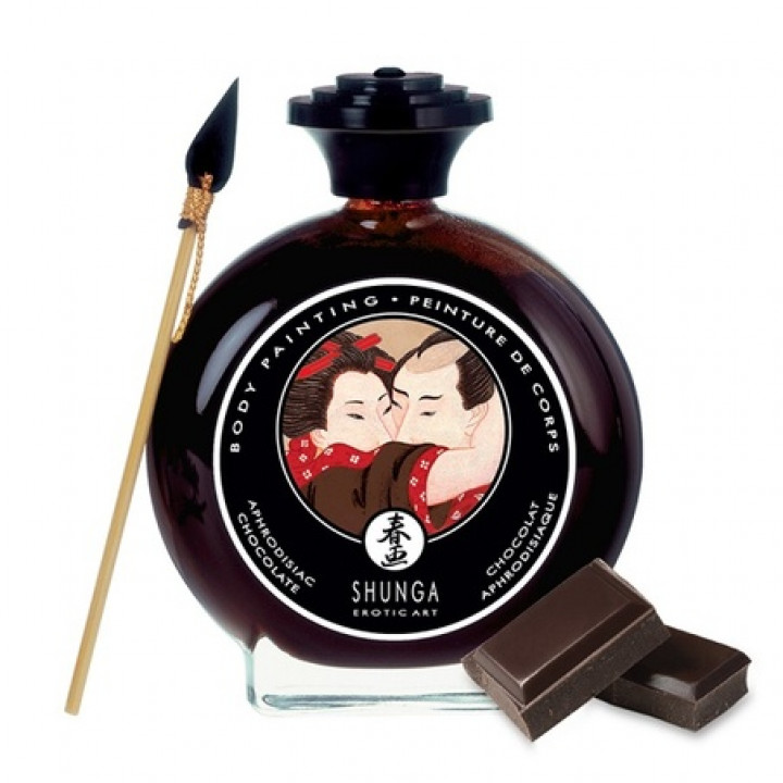 Tinta Corporal Shunga Erotic Art - Aphrodisiac Chocolate 100 ml