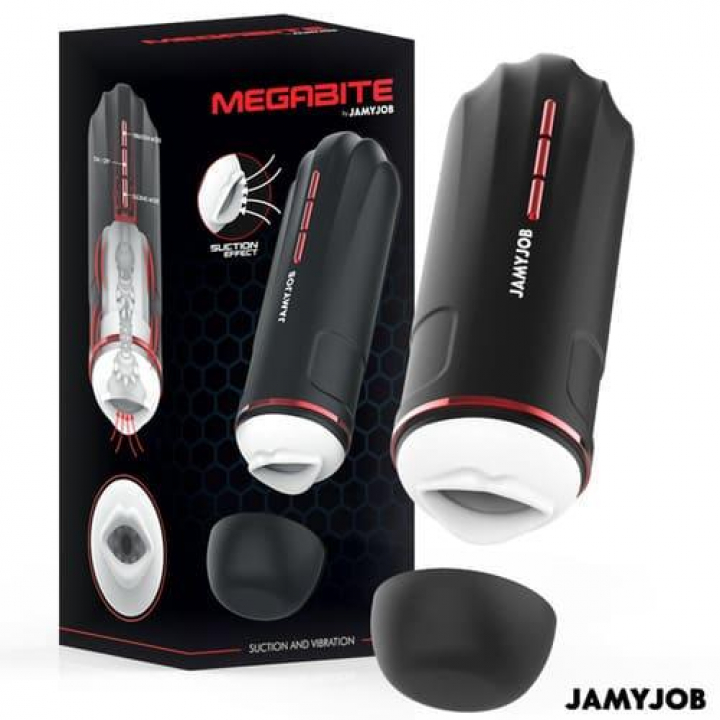 Masturbador Jamyjob Megabite - Sucção e Vibração