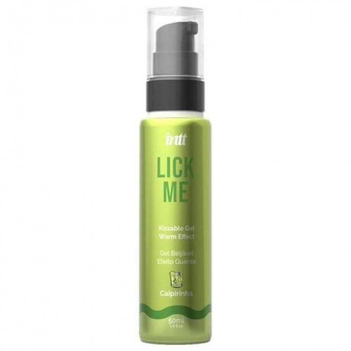 Gel Beijável Com Efeito Quente Intt Lick Me - Caipirinha 50 ml