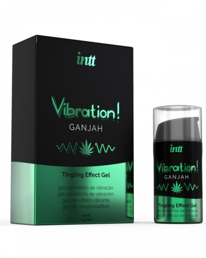 Vibrador Liquido Intt Vibration! Ganjah / Canabis 15 ml