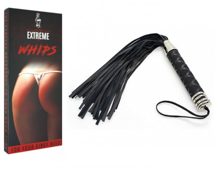 Chicote Extreme Thick Handle Leather Flogger