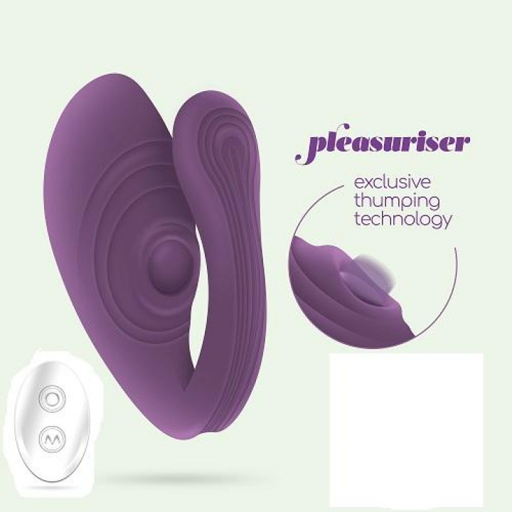 Vibrador Crushious com Comando Pleasuriser