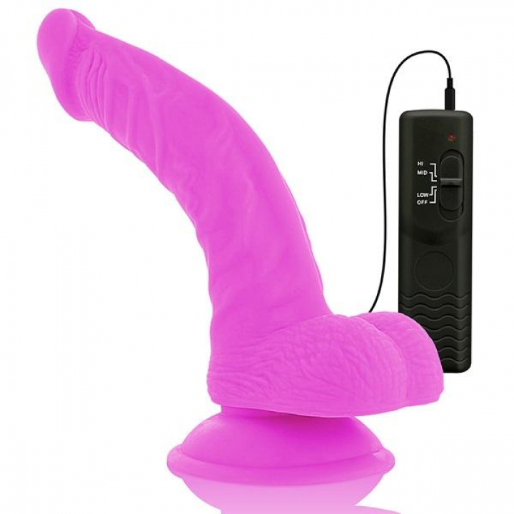 Vibrador Realistico Diversia Roxo 21,5 cm