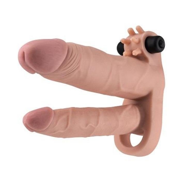 Extensão Para o Pénis com Vibração e Dildo - Crushious General Dickobi